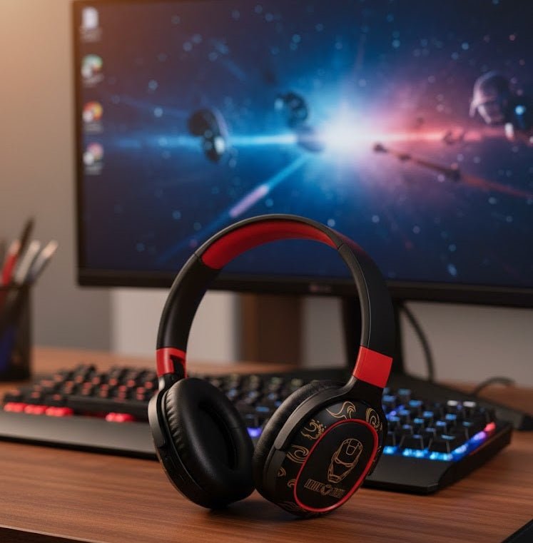 Marvel Wireless Gaming Headset with LED Light